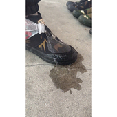 防滑户外耐磨工地解放鞋 宝一脚蹬劳保鞋 胶鞋 黑色元 高腰 男女款 新款