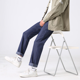 春秋新款牛仔裤商务男士休闲大码直筒弹力修身009款-P18元，男装牛仔裤，星座1202-2（原1218-2）