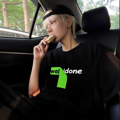 WELLDONE TRACK*26SS小众高街潮牌美式宽松纯棉短袖T恤夏季