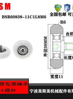 厂家直销美斯美BSR60838-11C1L8M6高品质实验设备指定专用滑轮