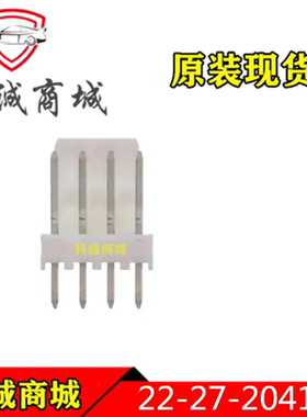 22-27-2041   2227-2041  22272041 MOLEX 4P间距2.54mm针座