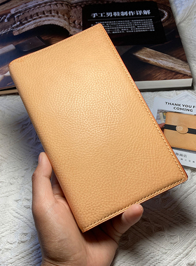 革物商店A6A7二折极限紧凑mbox牛皮裸色便携活页环手账日记本定制
