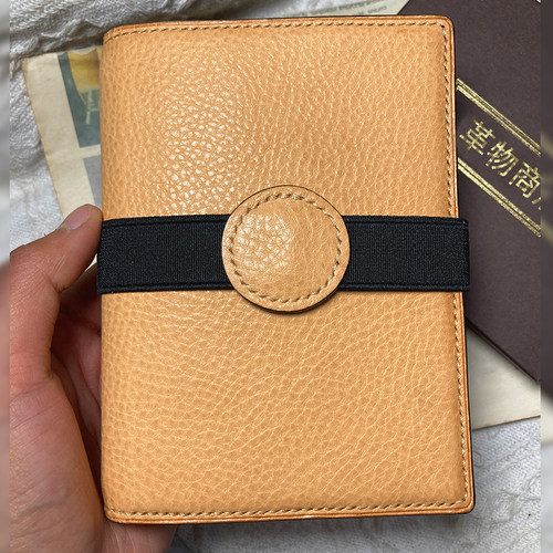 革物商店brelio款复刻a7二折mbox裸色牛皮活页手账k环日记本定制