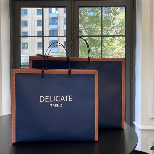 pvc新款手提免税店高档袋子