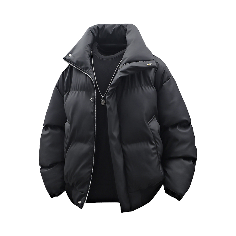 NOTTOMAD pu皮棉服男2025冬季新款美式短款棉衣外套加厚保暖宽松