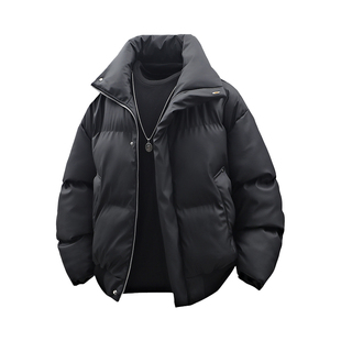 NOTTOMAD pu皮棉服男2025冬季新款美式短款棉衣外套加厚保暖宽松