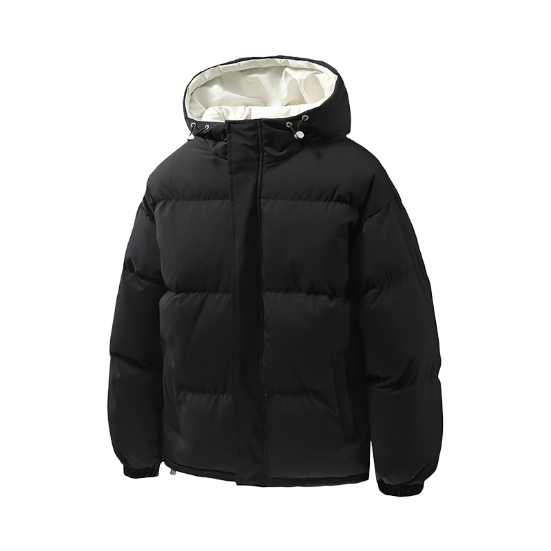 NOTTOMAD 冬季潮牌纯色连帽棉衣男宽松棉袄保暖面包服防风棉服