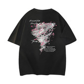 T恤 XUT 短袖 风气候字母印花美式 a081 樱花风暴季