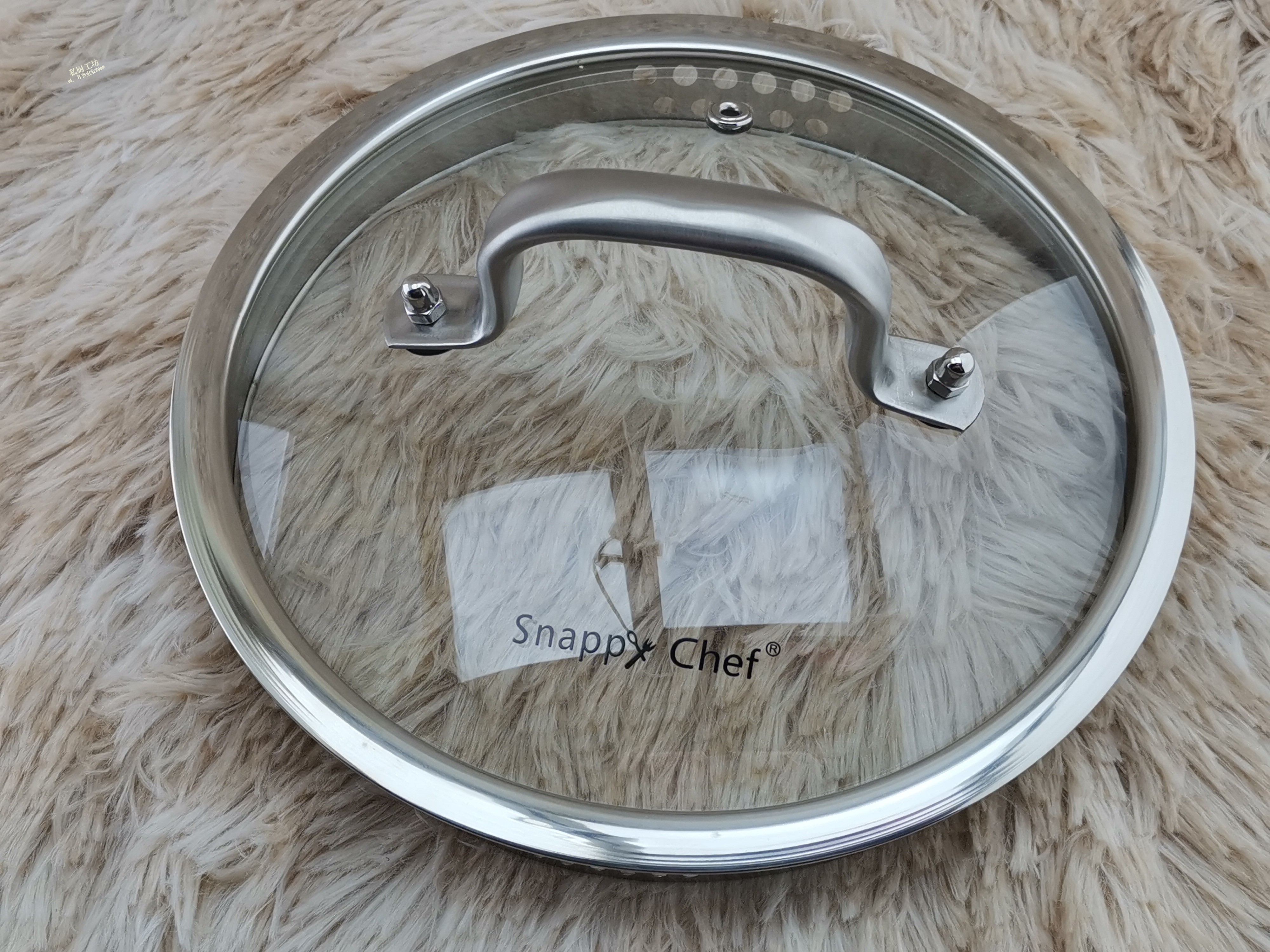 高檔鍋蓋湯鍋奶鍋炒鍋蓋鋼化玻璃鍋蓋鍋具配件蓋子16-36cm多規(guī)格