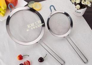 304不锈钢加密丝网漏勺大漏勺油格油漏沥水沥油过滤豆浆