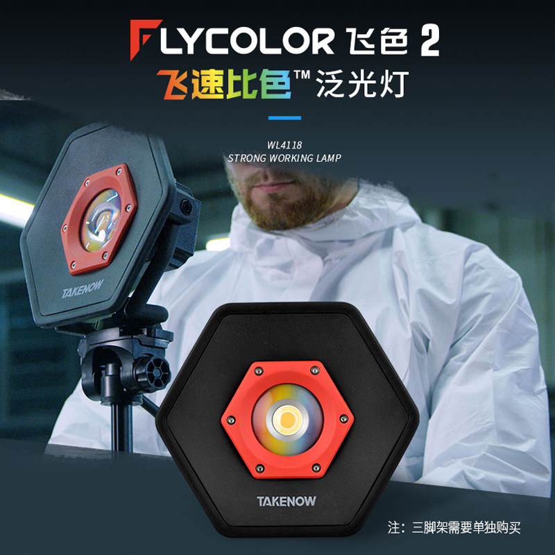 铁朗汽车美容抛光工作灯漆面手持