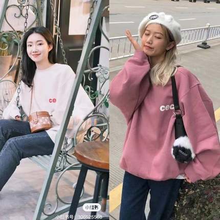 cec系列圆领卫衣 加绒款