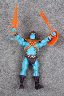 祖国版经典动画人物宇宙的巨人希曼蓝色Fake6寸可动手办摆件