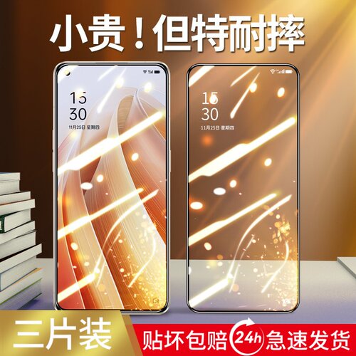 适用opporeno7pro系列全屏钢化膜
