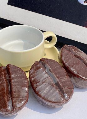 伴手礼单品搭配咖啡豆形手工皂植物郁香美容皂清香持久洁面沐浴皂