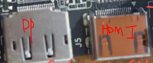 DP和HDMI黄色透明耐高温贴纸