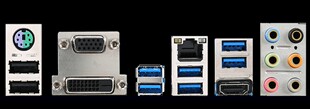 微星Z97S PLUS挡板档片 定做微星主板档板挡片 机箱挡板档条 SLI