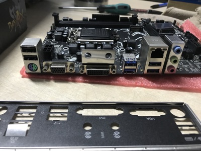 七彩虹战斧C.B360M-F 魔音版 V20挡板档片 定做主板档板 机箱挡板