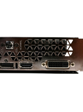 原装黑色镀镍七彩虹iGame1050 烈焰战神U-2GD5显卡挡板档片档条