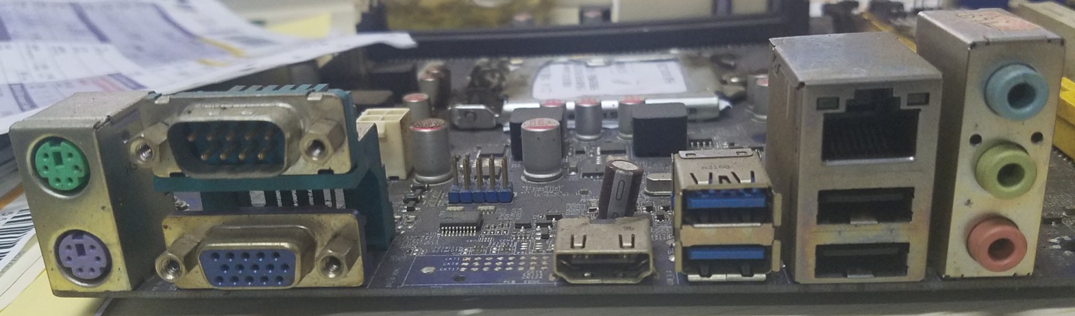 富士康B75B85MX挡板主板