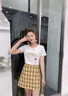 夏季短袖套装女2023年新款洋气减龄显瘦矮个子女神范连衣裙两件套