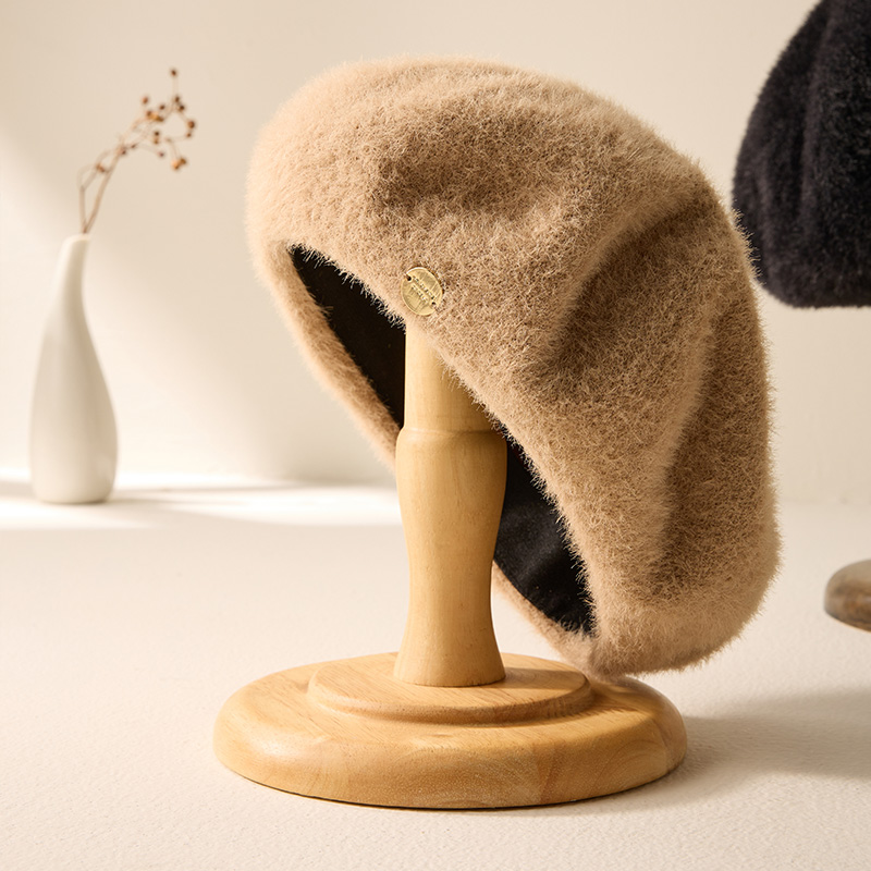 上维逛街休闲女式秋冬保暖贝雷帽