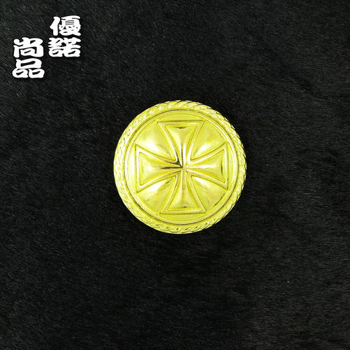 纯铜手工皮具黄铜原色财布扣日式扣装饰扣财布扣钱包扣