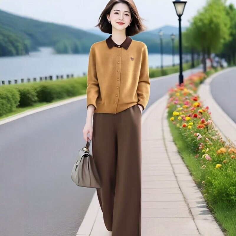 订制女装原创品牌店秋季新款洋气广场舞套装