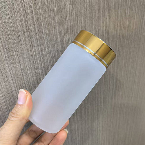 150ml玻璃瓶磨砂90粒胶囊瓶透明虫草制品药瓶保健品瓶