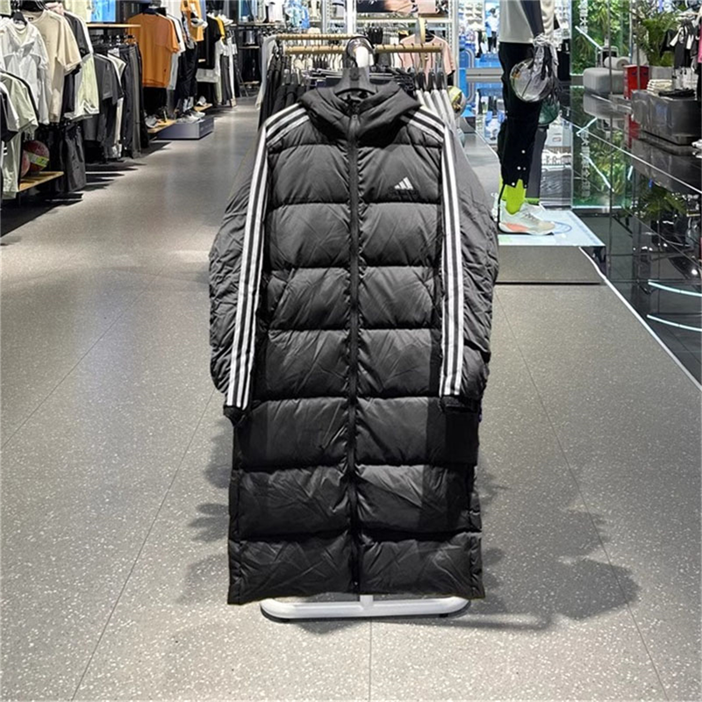 奥莱正品丨限时折扣专区丨新款AD羽绒服长款轻盈连帽保暖男女外套