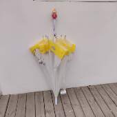 量少超可爱特色河马POE动画半自动直骨长柄塑料环保雨雪伞外贸