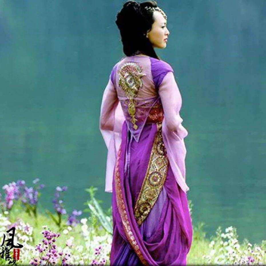 紫萱同款《仙剑奇侠传三》紫萱同款古装唐嫣演出服cos紫色粉色
