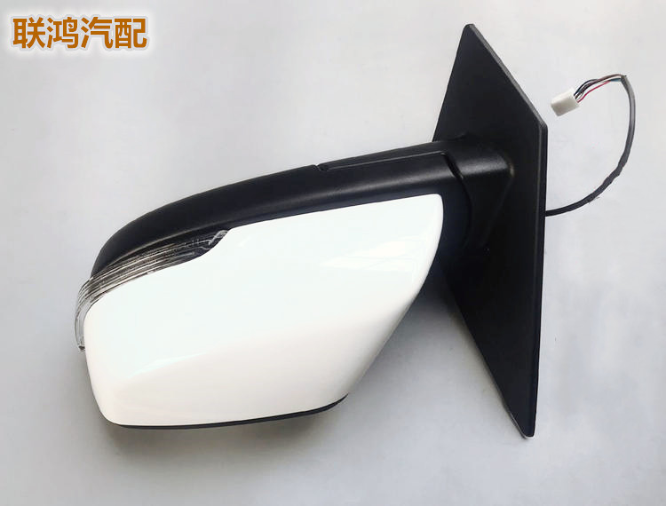 奇瑞瑞虎3X后视镜倒车镜反光镜瑞虎3XE左右后视镜总成白色黑色橙