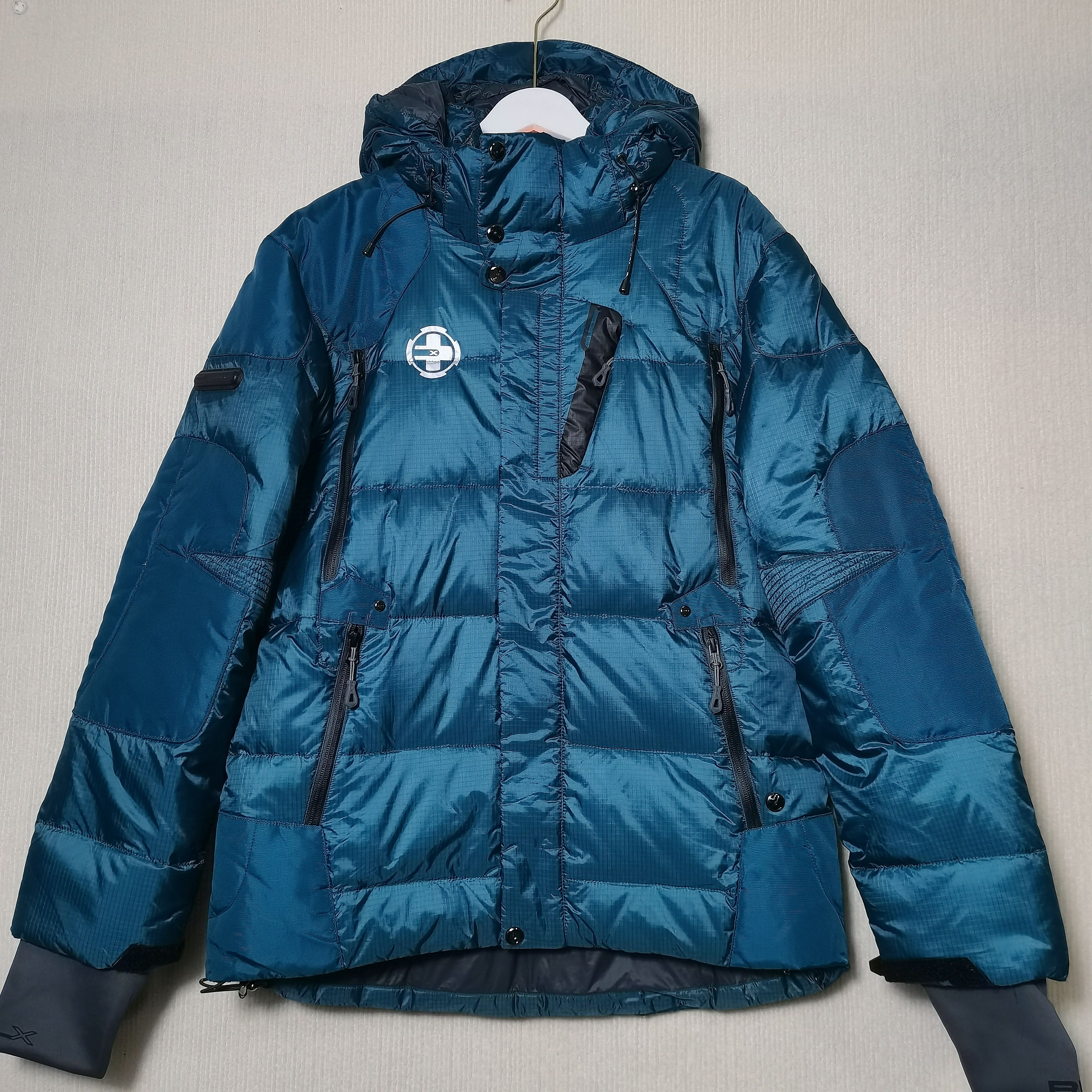FOREIGN TRADE EUROPEAN AND AMERICAN PURE ORIGINAL TAIL GOODS WHITE DUCK DOWN JACKET SKI WEAR MENS MULTI-FUNCTIONAL OUTDOOR TRAVEL MOUNTAINEERING JACKET