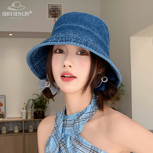 水洗牛仔帽女百搭出游拍照高级感