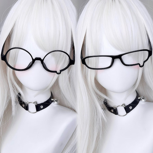 哭哭眼镜框y2k辣妹流泪眼镜日系