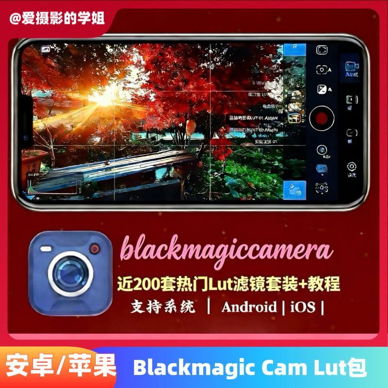 Blackmagic Cam Lut包 极影相机+飓风+馆长Lut滤镜安卓/苹果可用图片