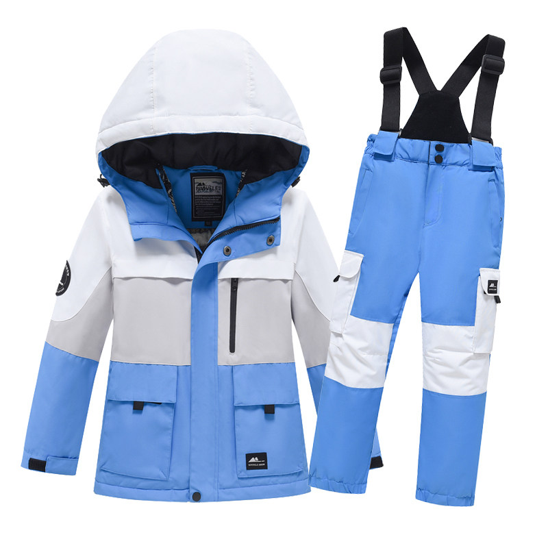 锐岩儿童滑雪服保暖加厚滑雪裤图片