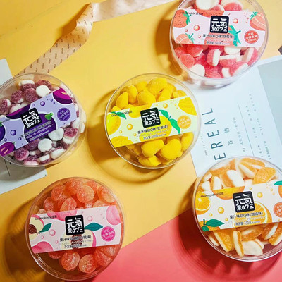 冠易德元气软糖水果味白桃芒果糕