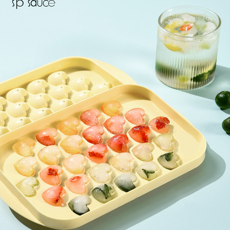 日本冰块模具硅胶冰格制冰盒冻冰块盒家用食品级带盖自制冰粒神器,厨房/烹饪用具,冰格/制冰袋,淘宝优惠券,粉丝福利购,淘宝优惠卷