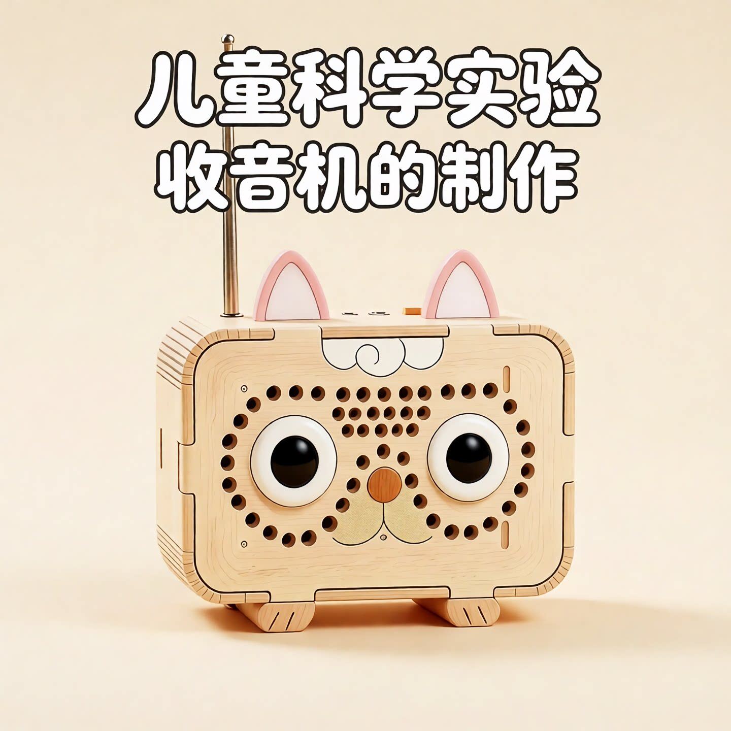 小学生自制拆装数字调频收音机