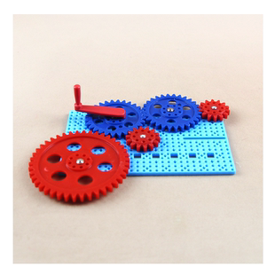 齿轮传动实验 DIY科普儿童科学实验套装STEM科学玩具教具手工材料