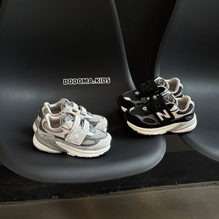 中大童老爹鞋 儿童魔术贴字母运动鞋 男女童轻便慢跑鞋 新款 2025秋季