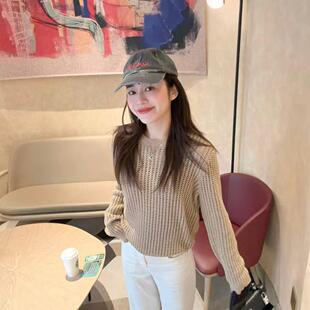 不能机洗甩 YTTRIUM 重工亮片针织衫 珠片镂空针织 50882 LIN