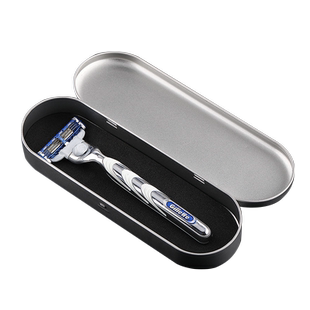 手动剃须刀收纳盒锋速5锋速3刮胡刀硅胶套刀架盒刀架挂防摔收纳