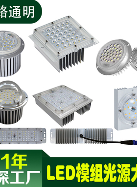LED圆形模组光源庭院景观灯玉兰灯中华灯10W30W小区路灯光源配件