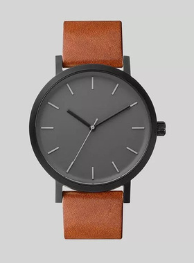 the horse 情侣手表男女皮带手表简约小众文艺女表超薄对表石英表