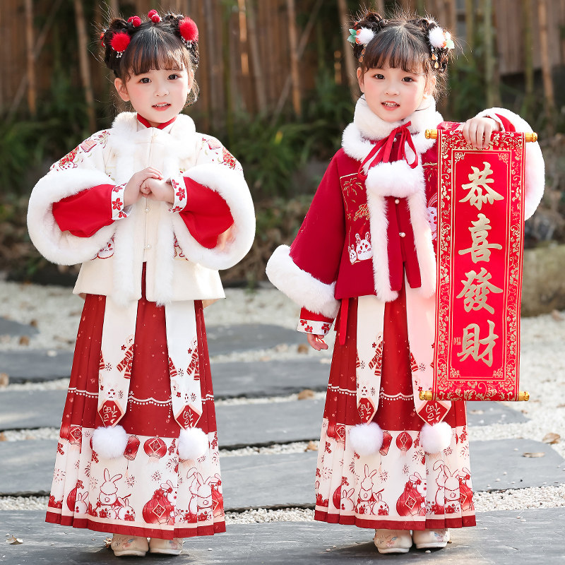 冬季加绒加厚女包包唐装汉服