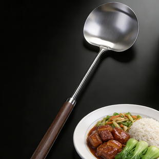 庆展316不锈钢锅铲无涂层不粘锅专用耐高温防锈厨房烹饪铲子