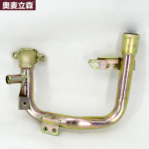 竣达五十铃汽车配件江铃98款NKR顺达发动机水泵进水管循环铁管 - 封面